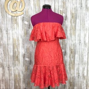 Coral Mini Dress